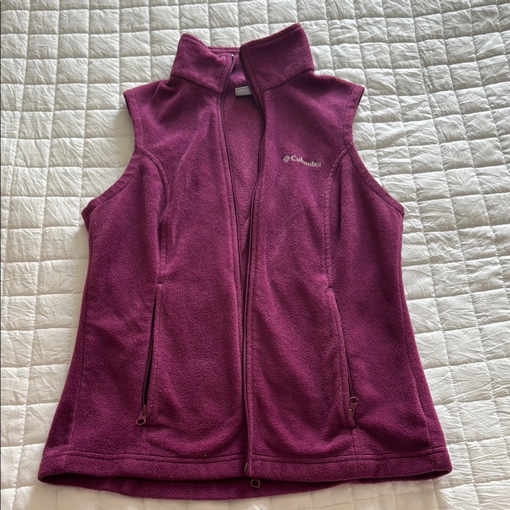 Columbia Rich Purple Fleece Vest
